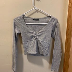 Brandy Melville Gray “Charlize top” :)